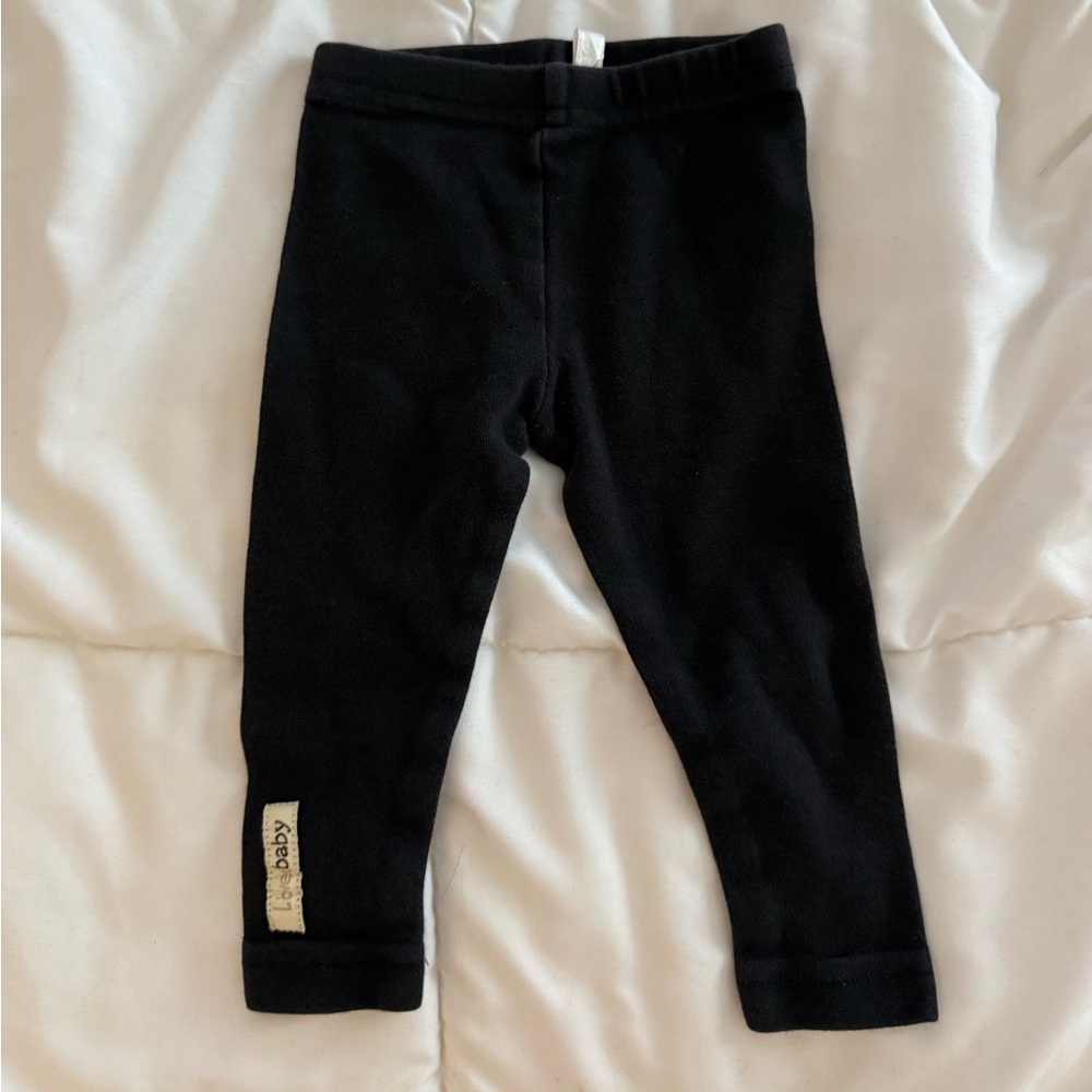 L’OVEDBABY 100% ORGANIC BLACK PANTS